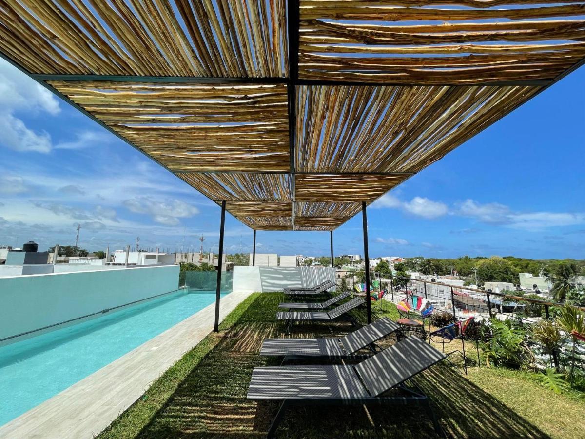 Katalox Jungle Lofts By Simply Comfort Tulum Centre Rooftop Patio & Pool Apartment Exterior photo