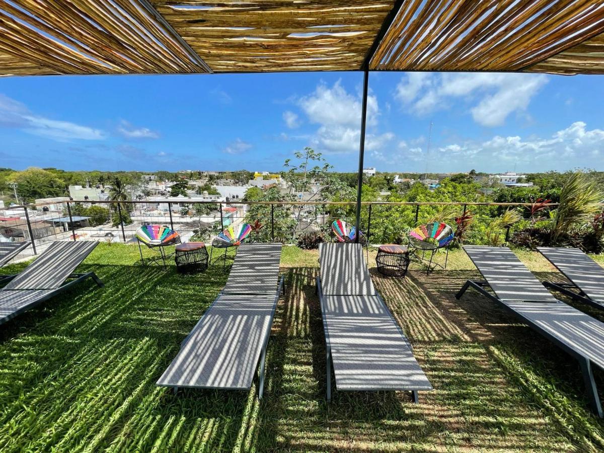 Katalox Jungle Lofts By Simply Comfort Tulum Centre Rooftop Patio & Pool Apartment Exterior photo