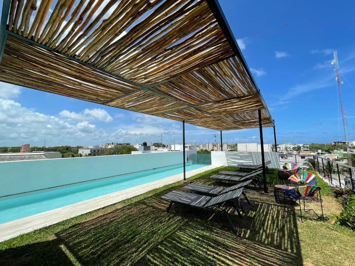 Katalox Jungle Lofts By Simply Comfort Tulum Centre Rooftop Patio & Pool Apartment Exterior photo